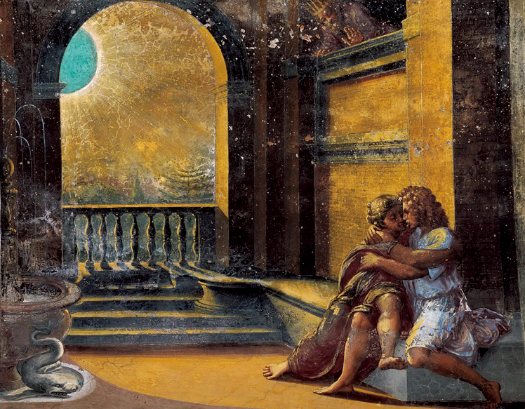   拉斐尔·桑西  Raffaello Santi——在亚比米勒的艾萨克和丽贝卡